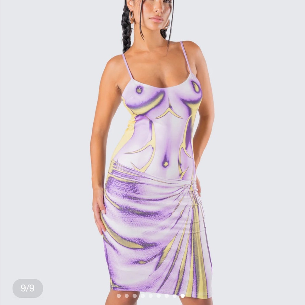 Finesse Body Print mini dress